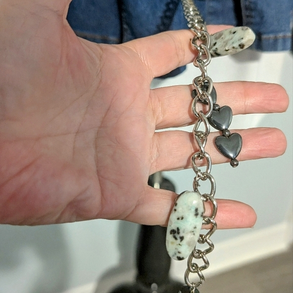 Multi Gemstone Beaded Ladies Belt - Picture 6 of 7